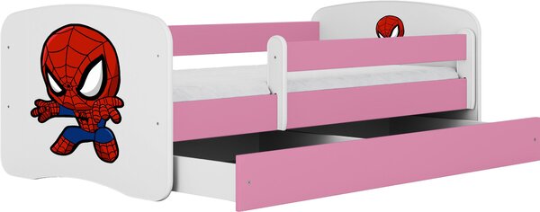 POSTEL PRO DĚTI A MLÁDEŽ 80/160 cm, bílá, pink MID.YOU - Dětské pokoje sestavy, Online Only