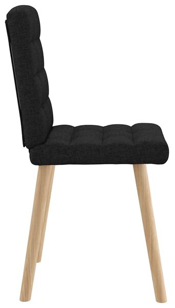 Jídelní židle 6 ks černé textil 3315463