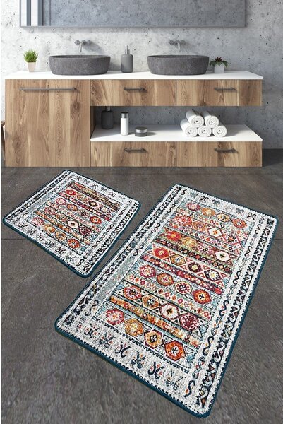 Koupelnové předložky v sadě 2 ks 60x100 cm Weref – Foutastic
