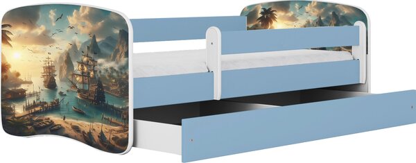 POSTEL PRO DĚTI A MLÁDEŽ 80/160 cm, modrá, bílá MID.YOU - Dětské pokoje sestavy, Online Only