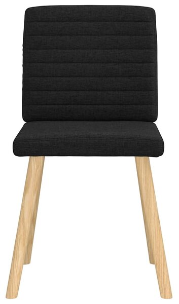 Jídelní židle 6 ks černé textil 3315546
