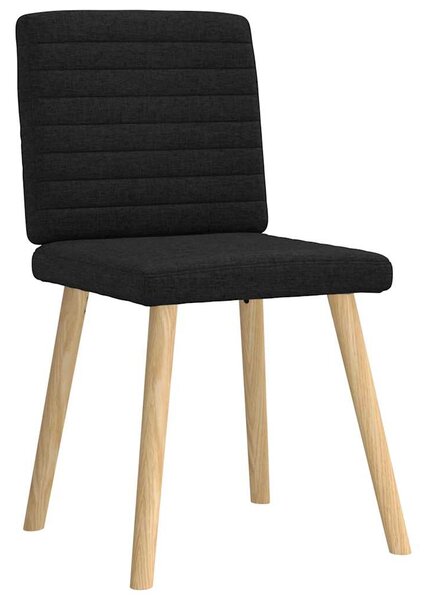 Jídelní židle 6 ks černé textil 3315546