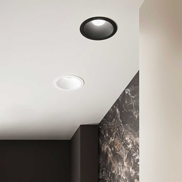 Intec Quantum LED zápustné svítidlo IP44 Ø135mmBílá