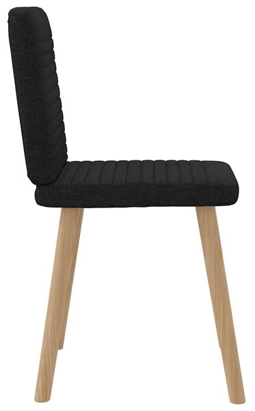 Jídelní židle 6 ks černé textil 3315516