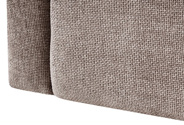 Postel s úložným prostorem Tkanina VIVIERS 160 x 200 cm Taupe