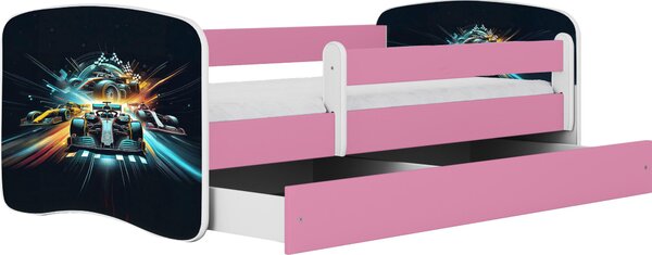 POSTEL PRO DĚTI A MLÁDEŽ 80/160 cm, bílá, pink MID.YOU - Dětské pokoje sestavy, Online Only
