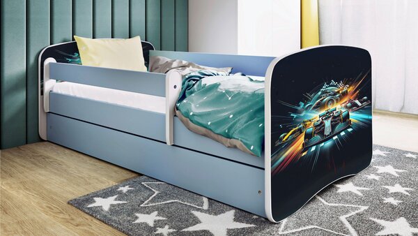 POSTEL PRO DĚTI A MLÁDEŽ 80/160 cm, modrá, bílá MID.YOU - Dětské pokoje sestavy, Online Only