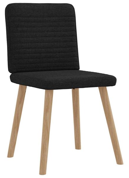 Jídelní židle 6 ks černé textil 3315516