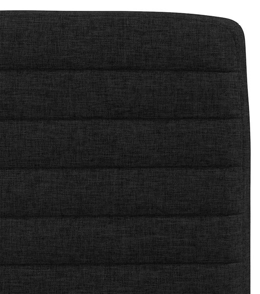 Jídelní židle 6 ks černé textil 3315546