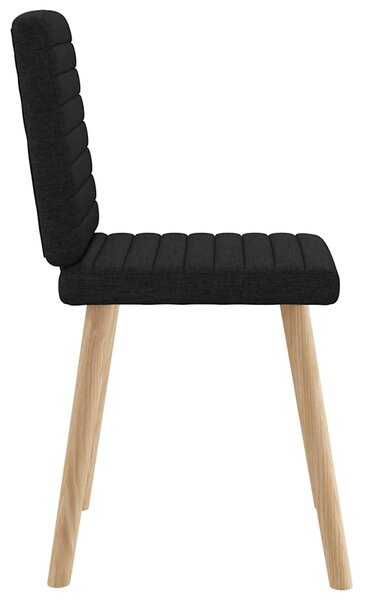 Jídelní židle 6 ks černé textil 3315546