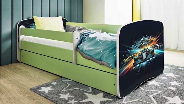 POSTEL PRO DĚTI A MLÁDEŽ 80/160 cm, zelená, bílá MID.YOU - Dětské pokoje sestavy, Online Only