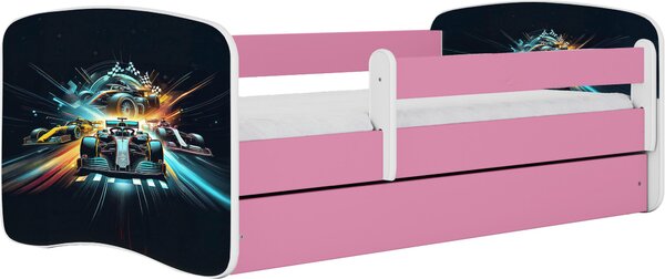 POSTEL PRO DĚTI A MLÁDEŽ 80/160 cm, bílá, pink MID.YOU - Dětské pokoje sestavy, Online Only