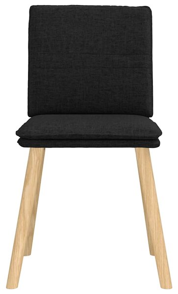 Jídelní židle 6 ks černé textil 3315627