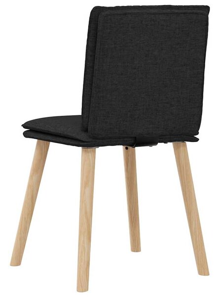 Jídelní židle 6 ks černé textil 3315627