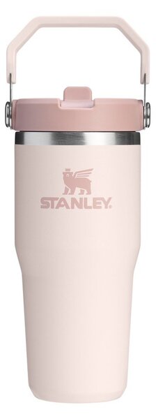 Světle růžová termoska z nerezové oceli 410 ml IceFlow™ Flip Straw 2.0 Tumbler Rose Quartz – Stanley