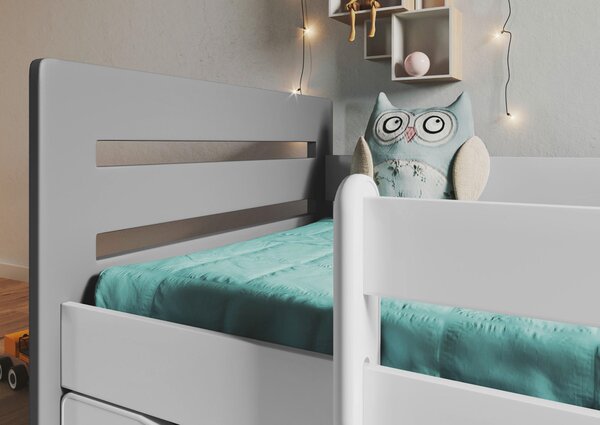 POSTEL PRO DĚTI A MLÁDEŽ 80/160 cm, šedá, bílá MID.YOU - Dětské pokoje sestavy, Online Only