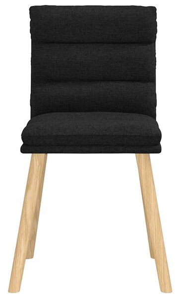 Jídelní židle 6 ks černé textil 3315665
