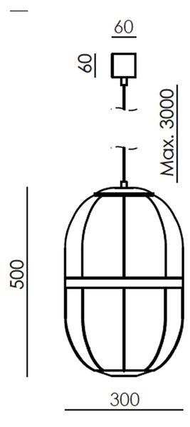Aromas Pull G9 závěsné látkové svítidlo Černá