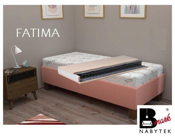 Postel čalouněná FATIMA 80, 90 | Pohoda - matrace KOMBIFLEX
