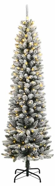 Umělý vánoční stromek se 150 LED a sněhem 120 cm 3315768