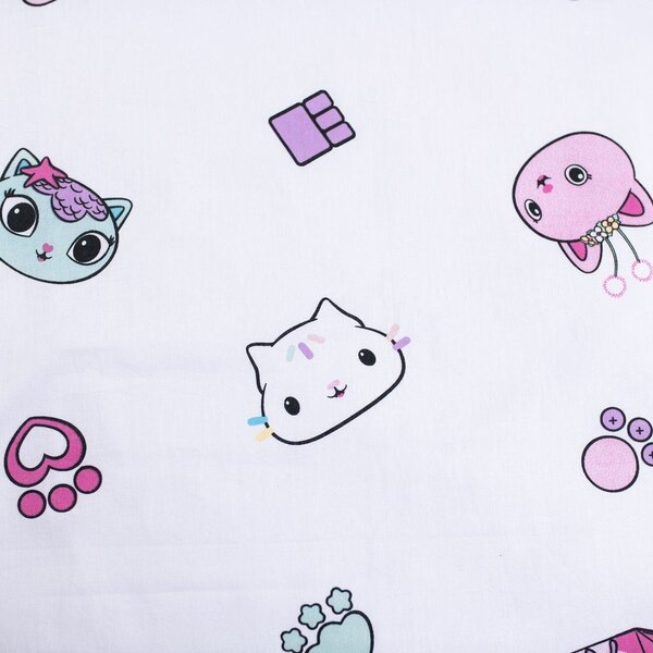 Bavlněné dětské povlečení do postýlky 100x135 cm Gabby's Dollhouse "Sugar Dream" – Jerry Fabrics