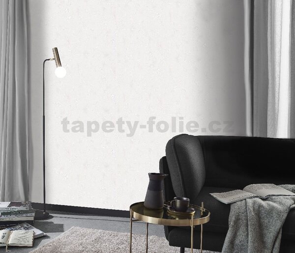 Vliesové tapety na zeď GMK 10219-01, rozměr 10,05 m x 0,53 m, strukturovaná stěrka bílá, Erismann