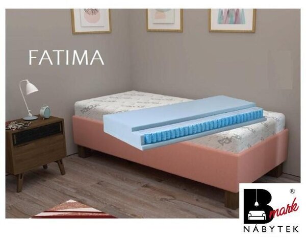 Postel čalouněná FATIMA 80, 90 | Pohoda - matrace BONA HARD