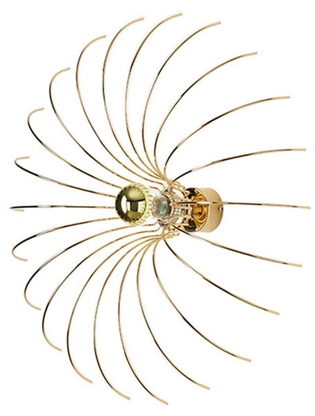 Aromas Spider E27 nástěnné svítidlo ZlatáØ520mm
