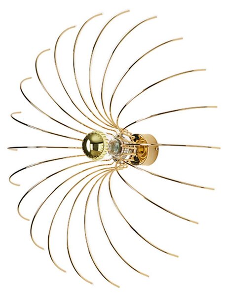 Aromas Spider E27 nástěnné svítidlo ZlatáØ520mm