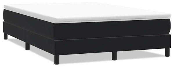Postel Box Spring bez matrace černá 140x220 cm samet 3315875