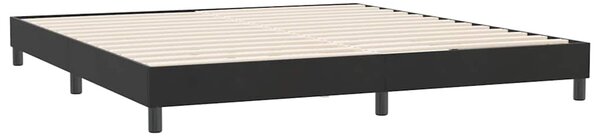 Postel Box Spring bez matrace černá 180x210 cm samet 3315839