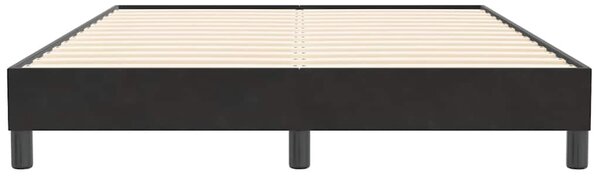 Postel Box Spring bez matrace černá 140x210 cm samet 3315827