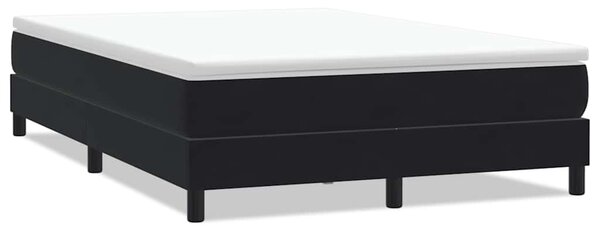 Postel Box Spring bez matrace černá 140x210 cm samet 3315827