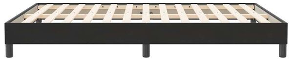 Postel Box Spring bez matrace černá 140x210 cm samet 3315827
