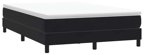 Postel Box Spring bez matrace černá 140x220 cm samet 3315875