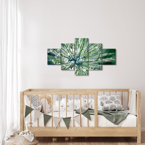Obraz - Makro snímek květu (125x70 cm)