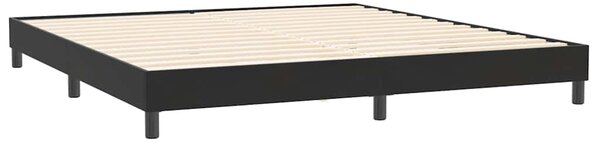 Postel Box Spring bez matrace černá 200x210 cm samet 3315845