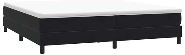 Postel Box Spring bez matrace černá 200x210 cm samet 3315845