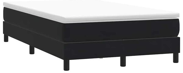 Postel Box Spring bez matrace černá 120x220 cm samet 3315869