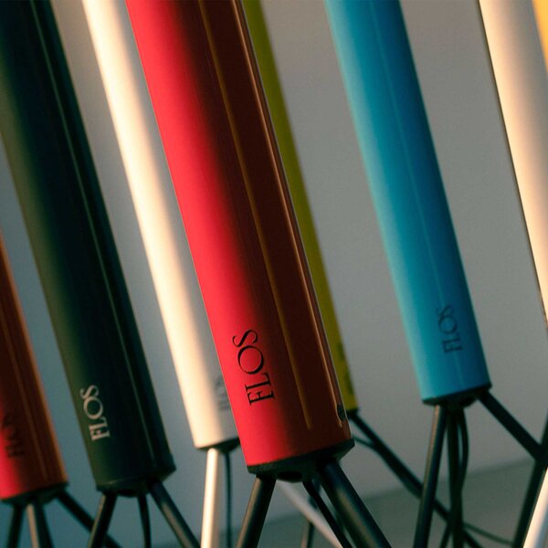 Flos Luminator E27 ikonická stojací lampa Bílá