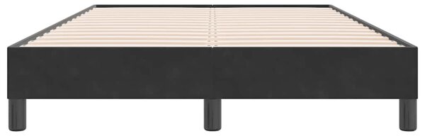 Postel Box Spring bez matrace černá 120x220 cm samet 3315869