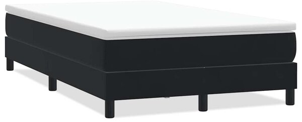Postel Box Spring bez matrace černá 120x220 cm samet 3315869