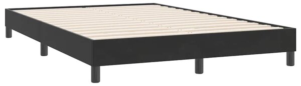Postel Box Spring bez matrace černá 140x220 cm samet 3315875