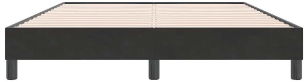 Postel Box Spring bez matrace černá 140x220 cm samet 3315875