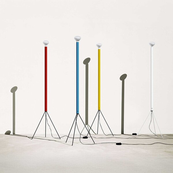 Flos Luminator E27 ikonická stojací lampa Bílá