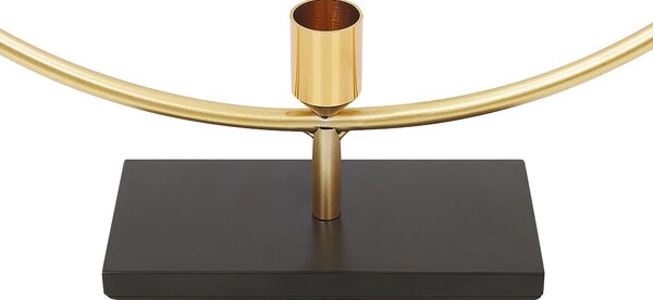 Svícen SERAM Kov 45 cm Zlatá