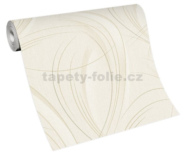 Vliesové tapety na zeď GMK 10218-37, rozměr 10,05 m x 0,53 m, abstrakt světle hnědý s odlesky, Erismann