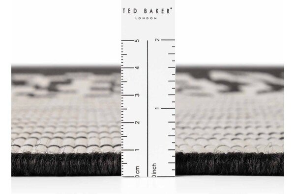 Černý/krémový vnitřní a venkovní koberec 120x170 cm Haringey Acacia – Ted Baker