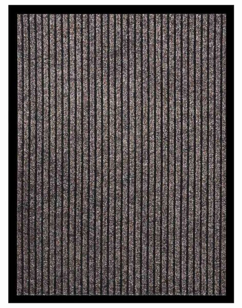 Rohožka pruhovaná béžová 60 x 80 cm 331602