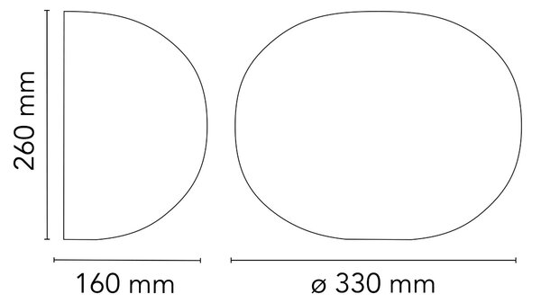 Flos Glo-Ball E27 nástěnné svítidlo